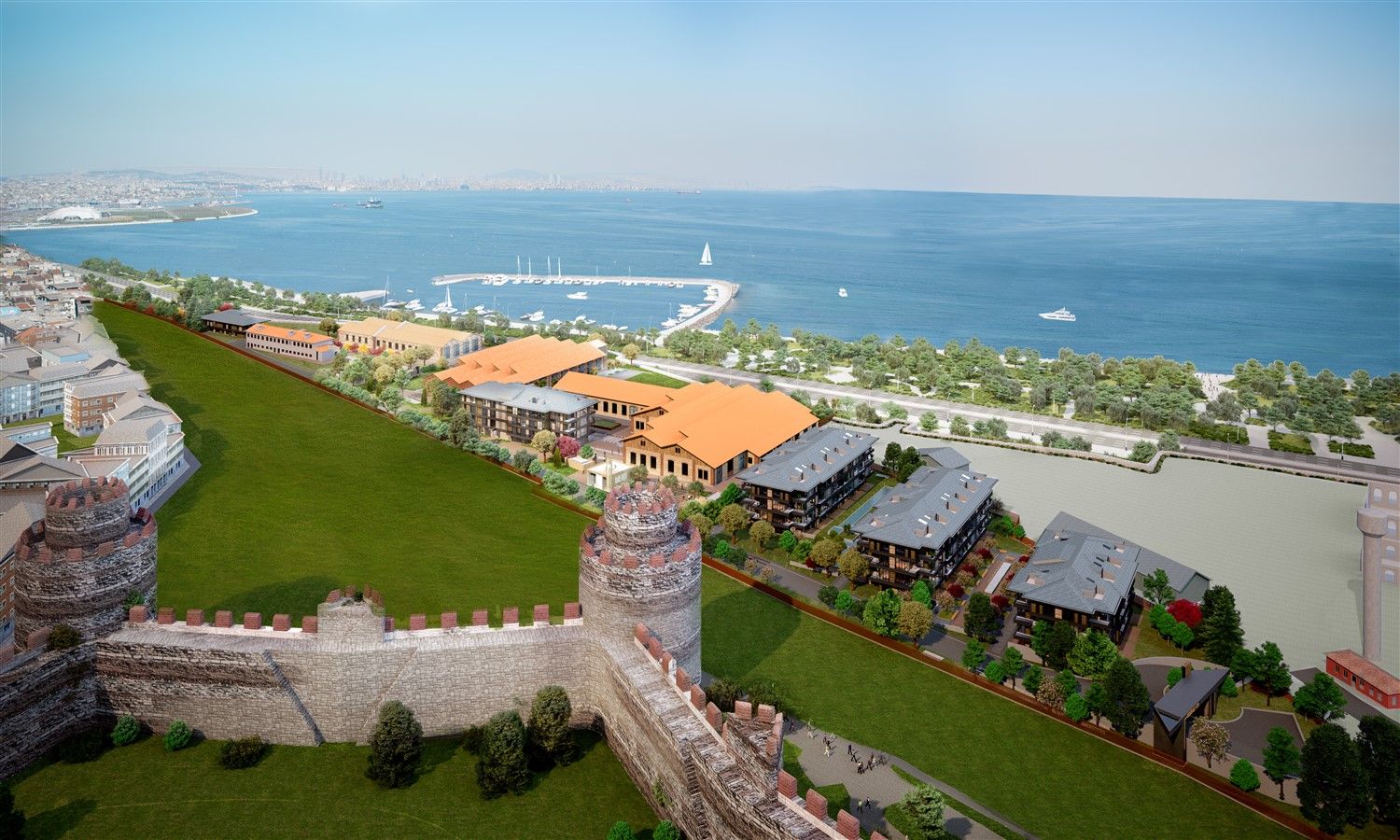 Large project next to the historical Yedikule Fortress