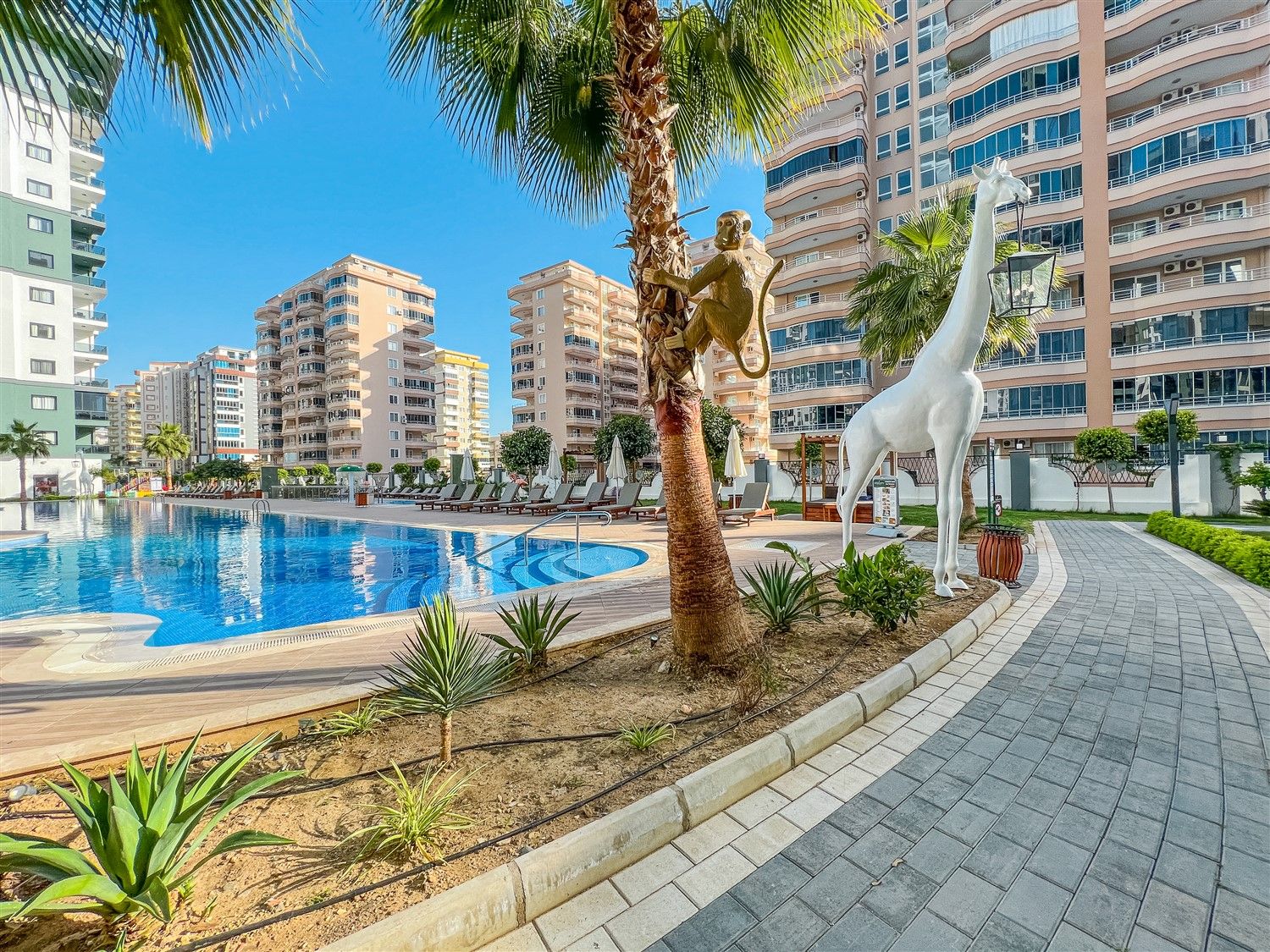 1-bedroom apartment in a complex with full infrastructure - Mahmutlar