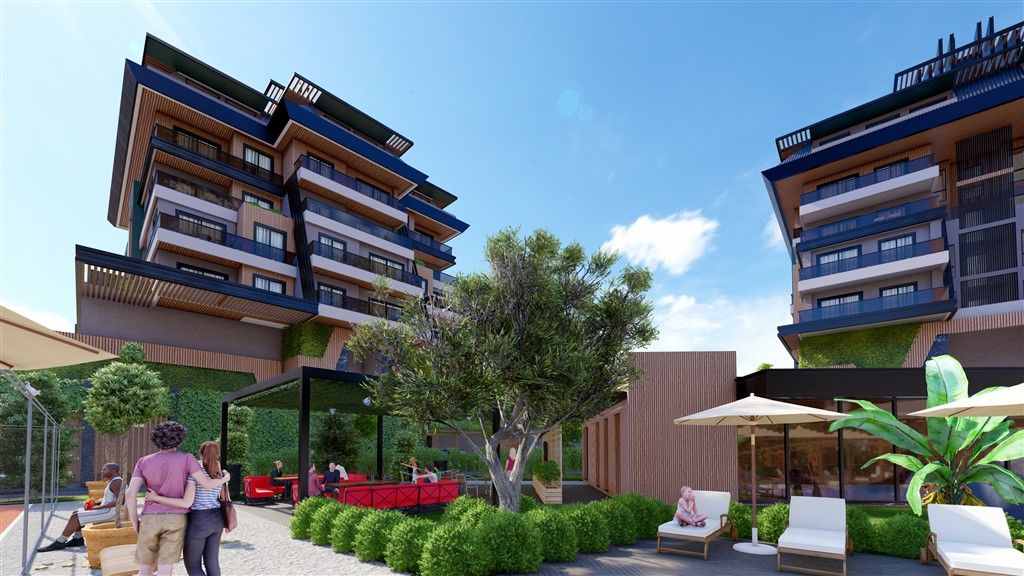 Large-scale premium complex, 100 m from sandy beaches and azure sea