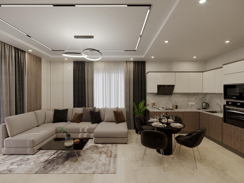 Apartments in new complex - Mahmutlar district, Alanya