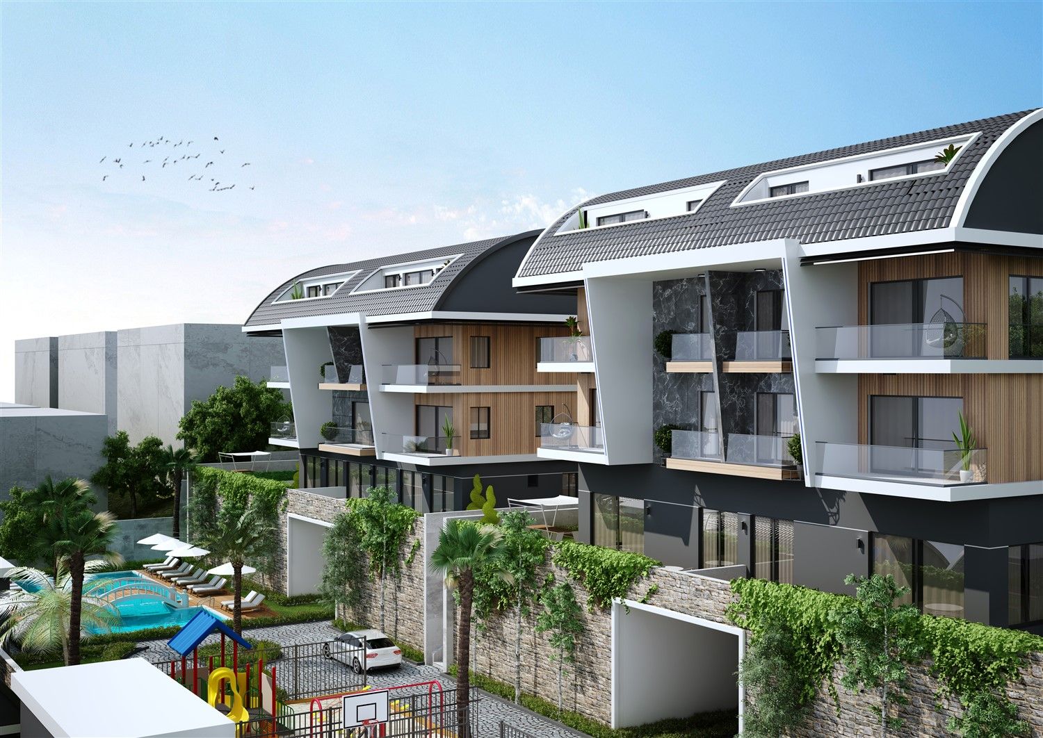 Luxury Project in a beautiful place in Alanya - Tepe district