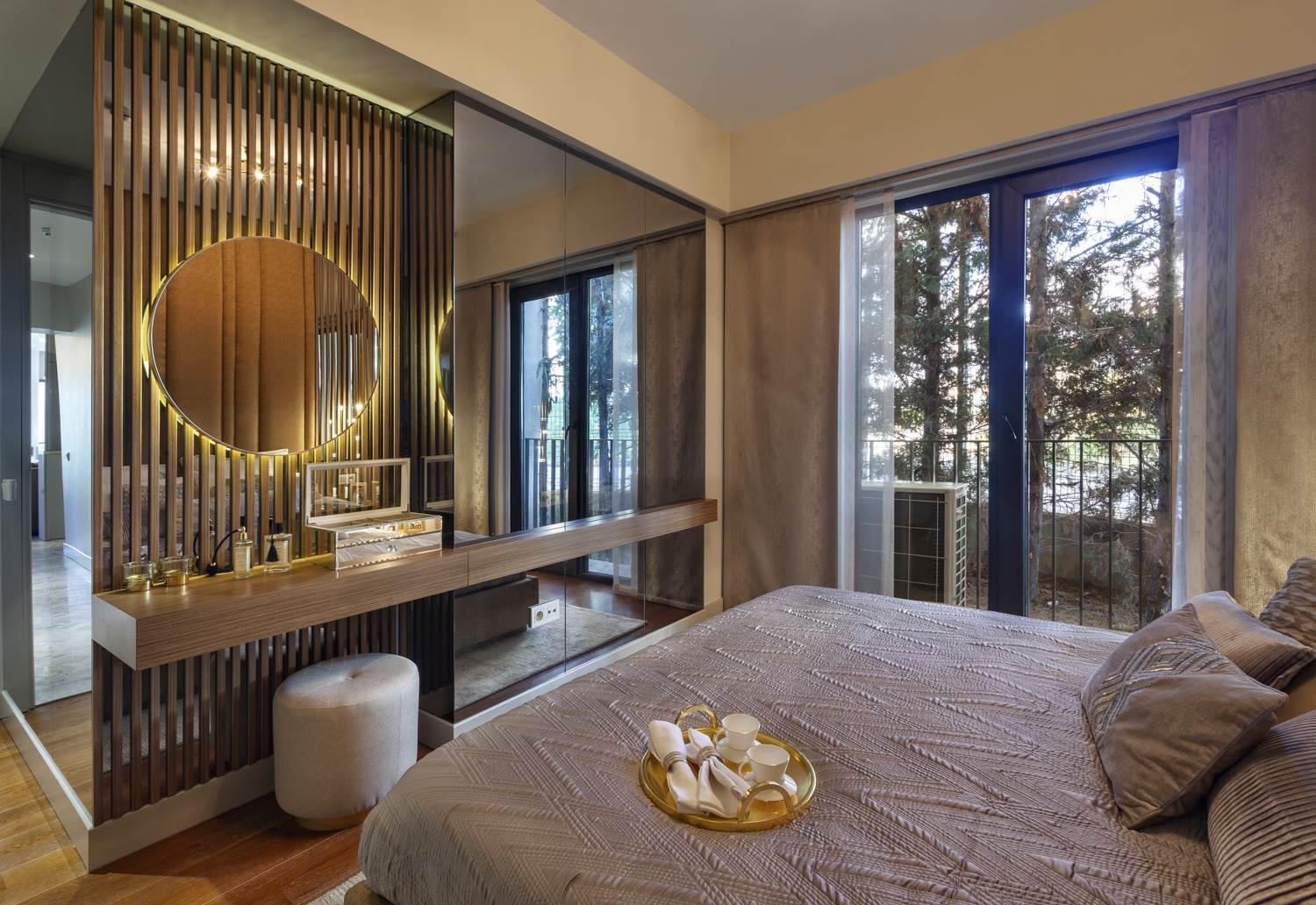 Ready for living apartments with stunning forest views in Istanbul