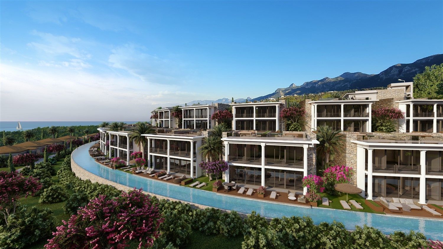 Ultra-lux class project on the first coastline in Northern Cyprus 