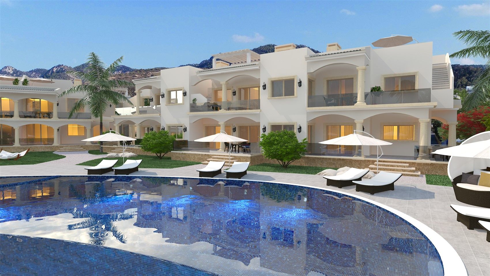 New prestigious apartments in 100 m from the sea in Northern Cyprus