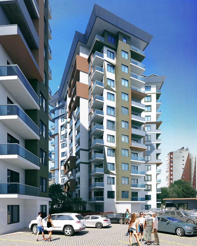 New residential complex in the developed area of ​​Mahmutlar