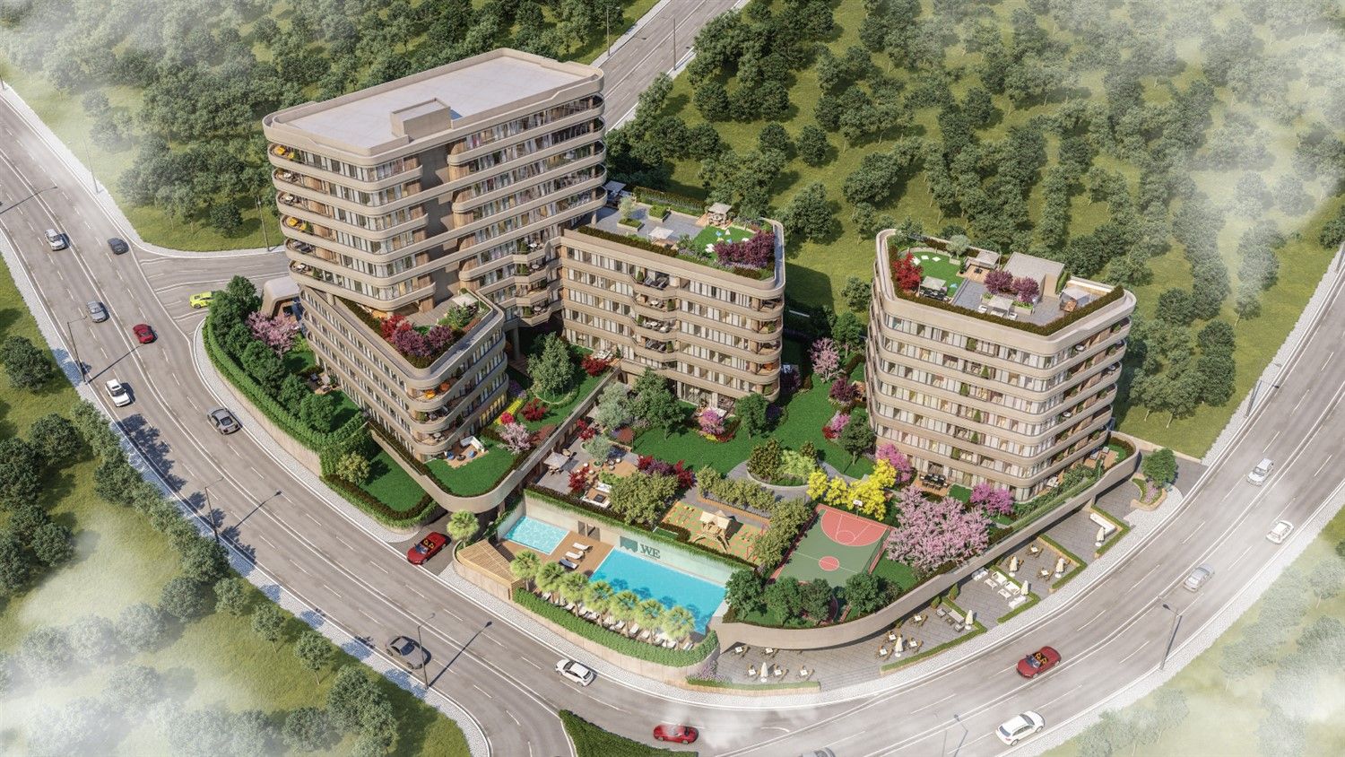 Luxury apartments in the financial capital of Istanbul - Ataşehir district