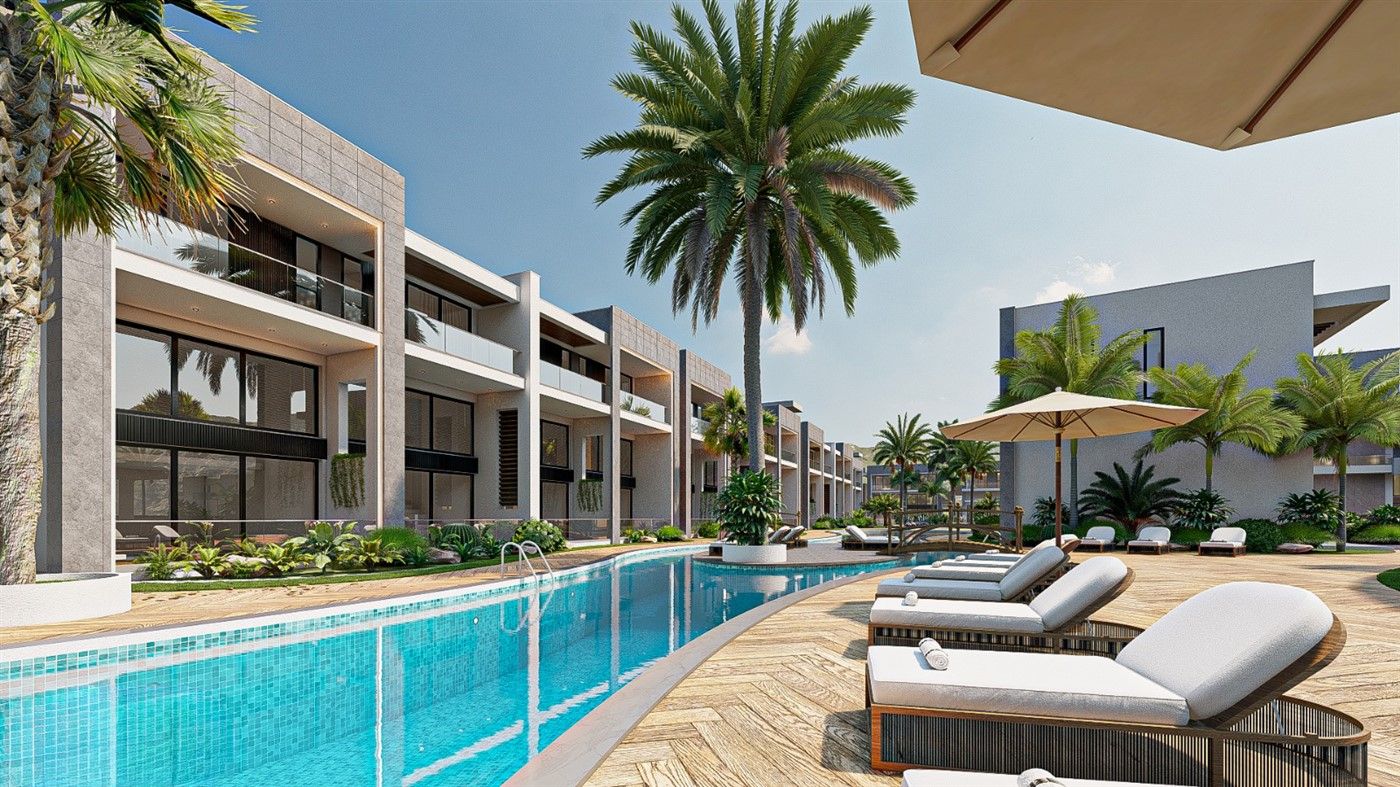 Resort complex surrounded by the picturesque landscapes of Cyprus