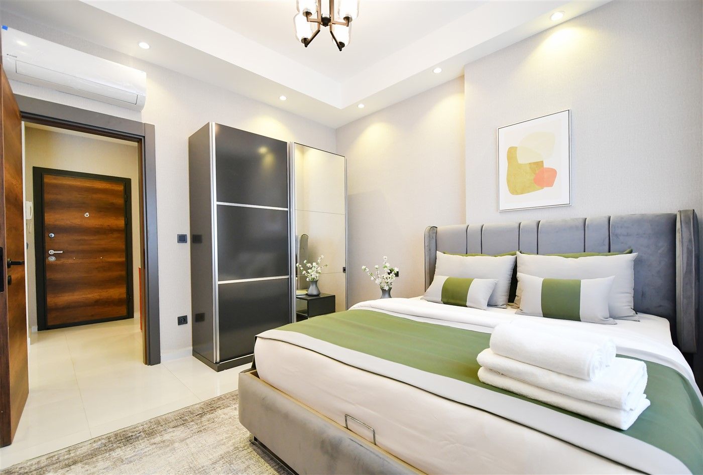 Furnished apartment in a residential complex hotel concept