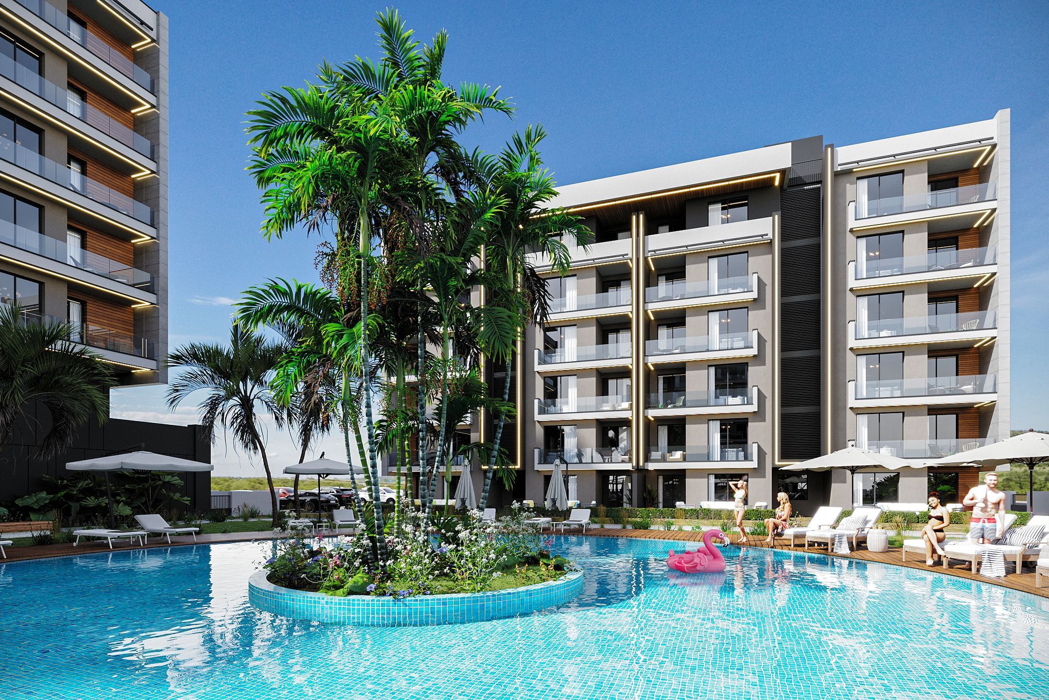 New apartments in Antalya, Kepez district