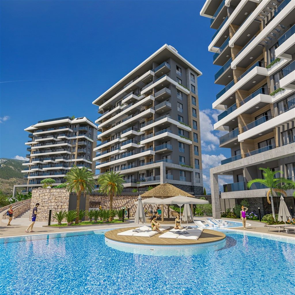 Unique residential complex near the university in Kestel, Alanya