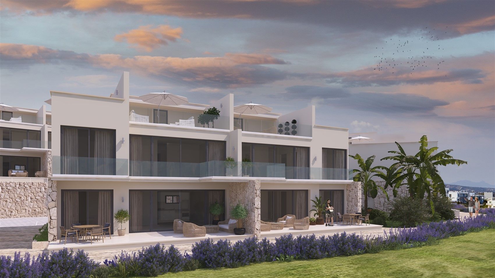 New complex of luxury apartments in North Cyprus 