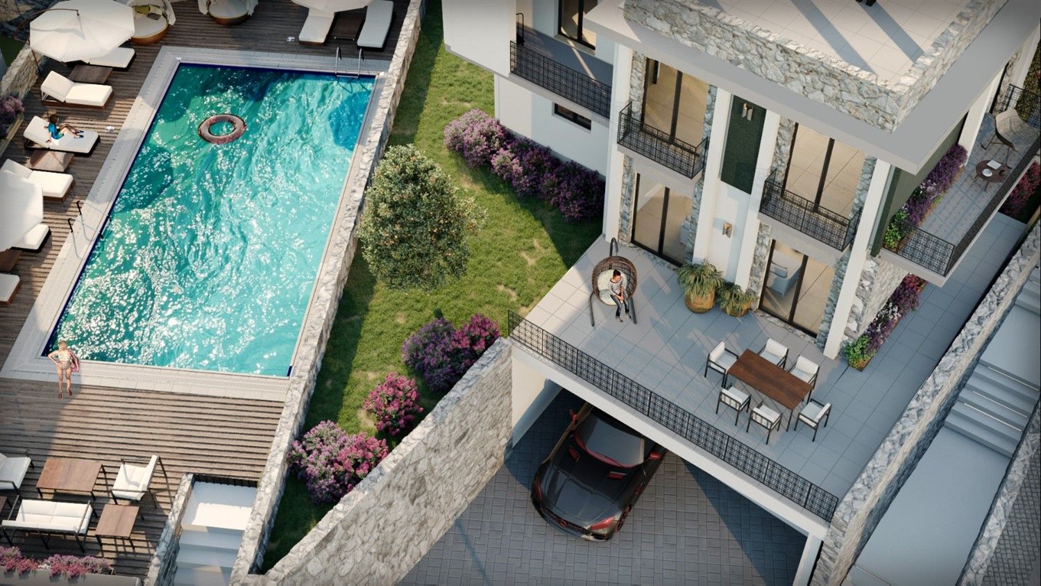Residential project in final stage of construction in Kyrenia