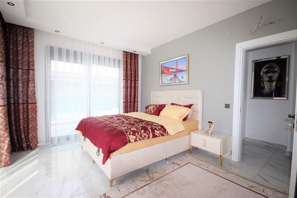 Furnished penthouse 2+1 in Oba, Alanya