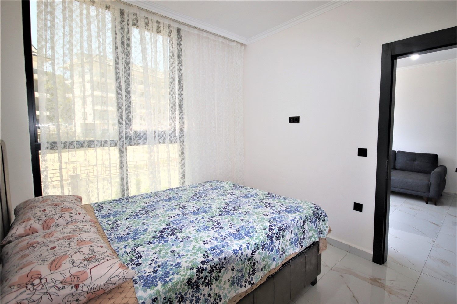 Furnished 1+1 apartment in Oba, Alanya