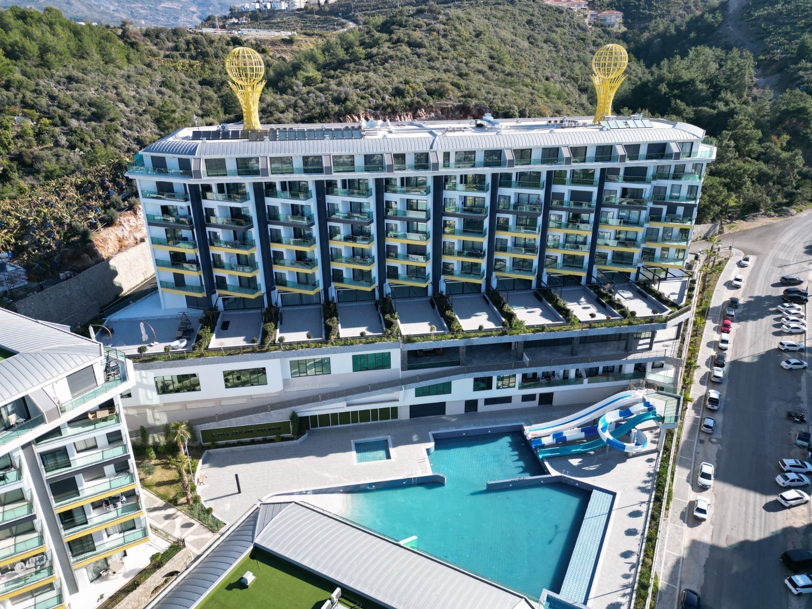Apartments in the picturesque area of Kargıcak