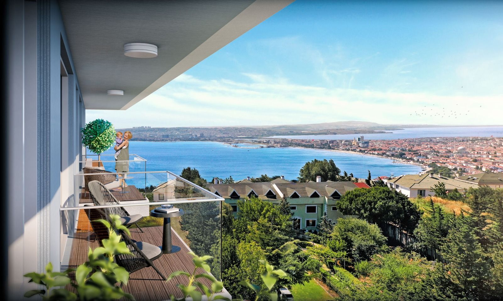 View apartments with an ideal location in Istanbul