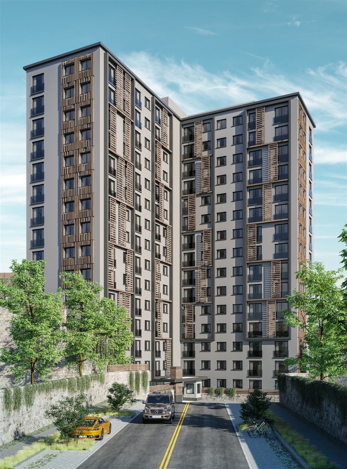 Project in one of the central district of the European part of Istanbul