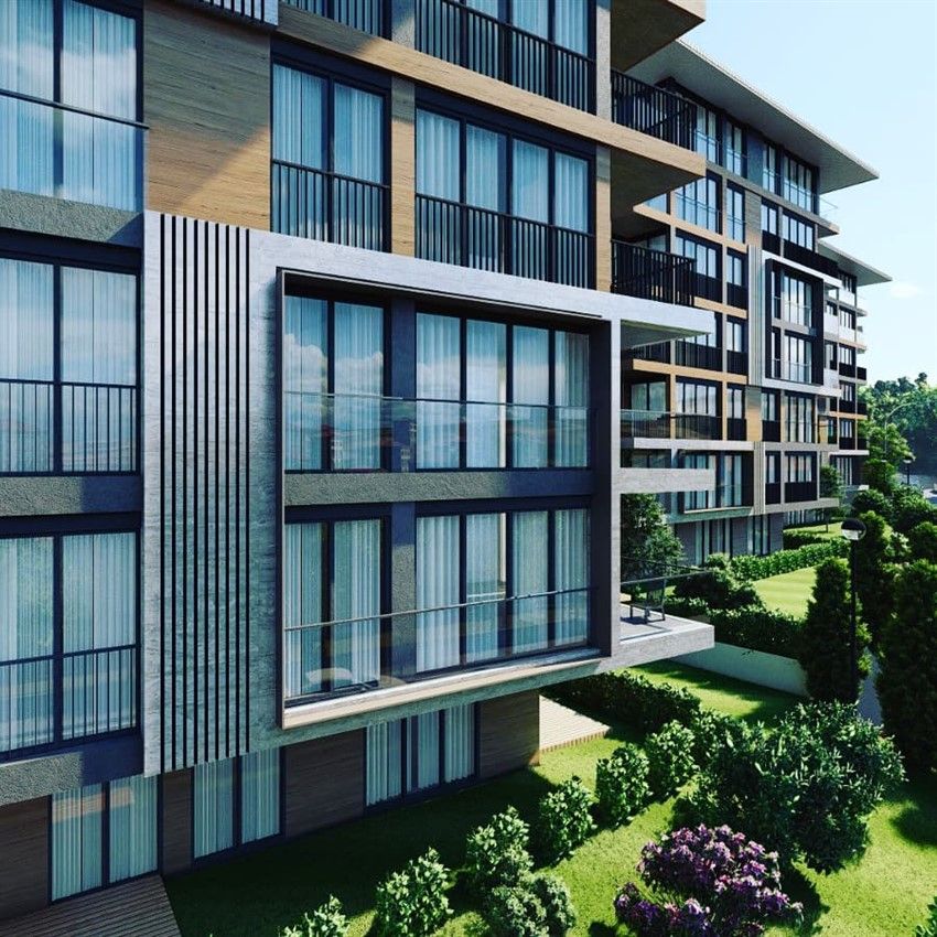 Finished apartments near the famous Bosphorus strait