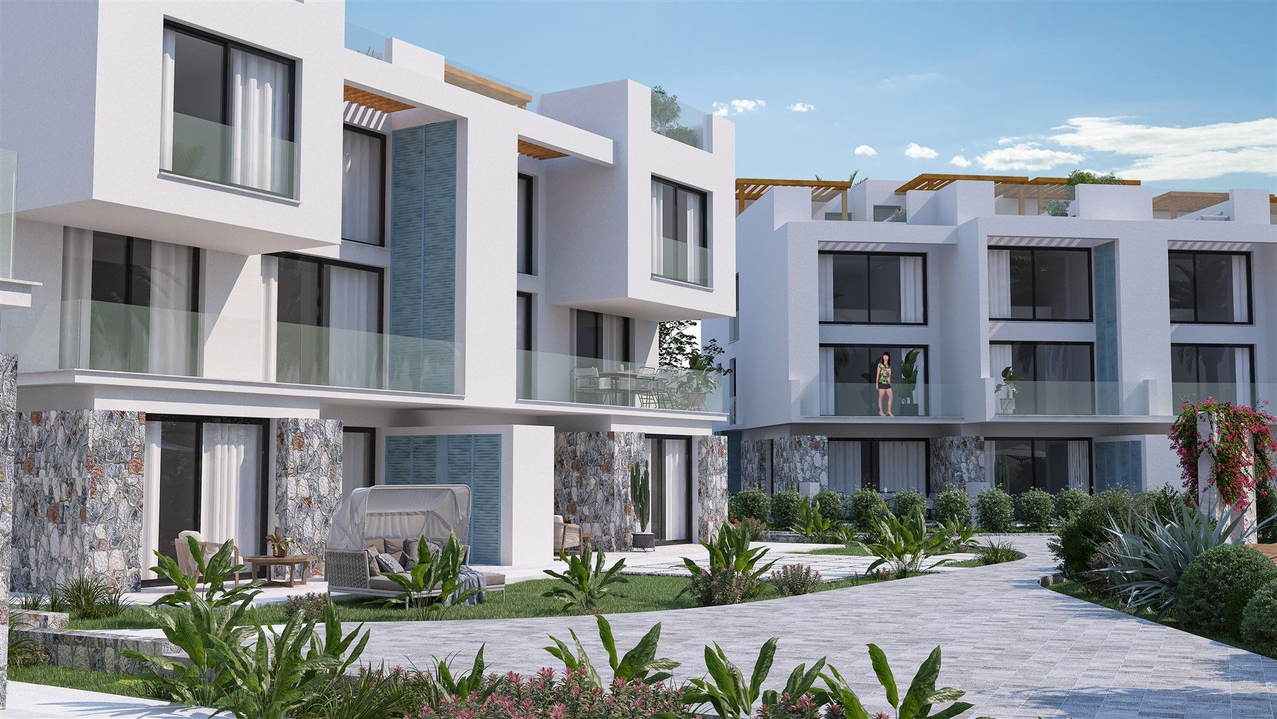 New project on the seashore - Northern Cyprus, Gazimagusa district