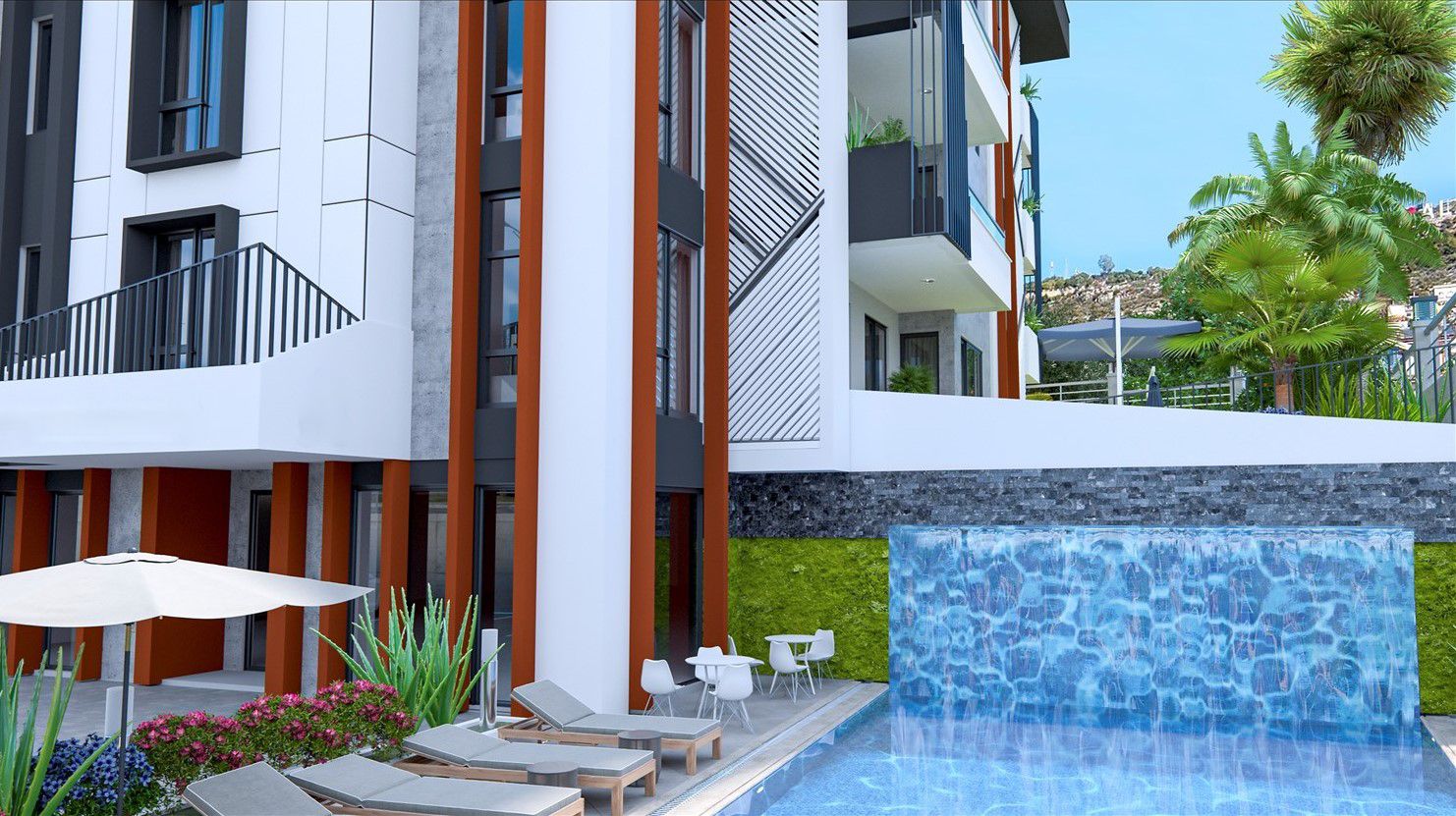 New project with great location in the center of Alanya