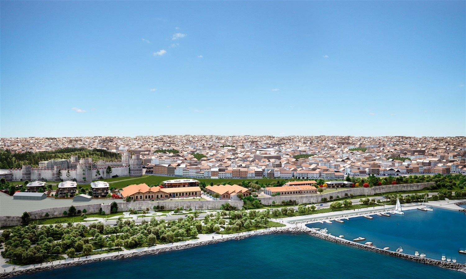 Large project next to the historical Yedikule Fortress