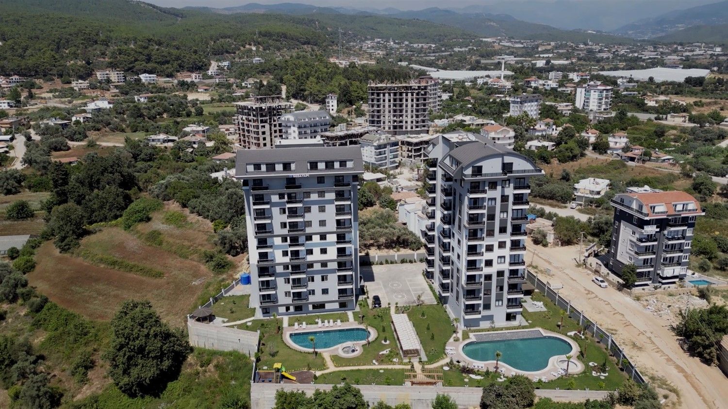 Ready to live in 3+1 penthouses in new complex - Avsallar, Alanya