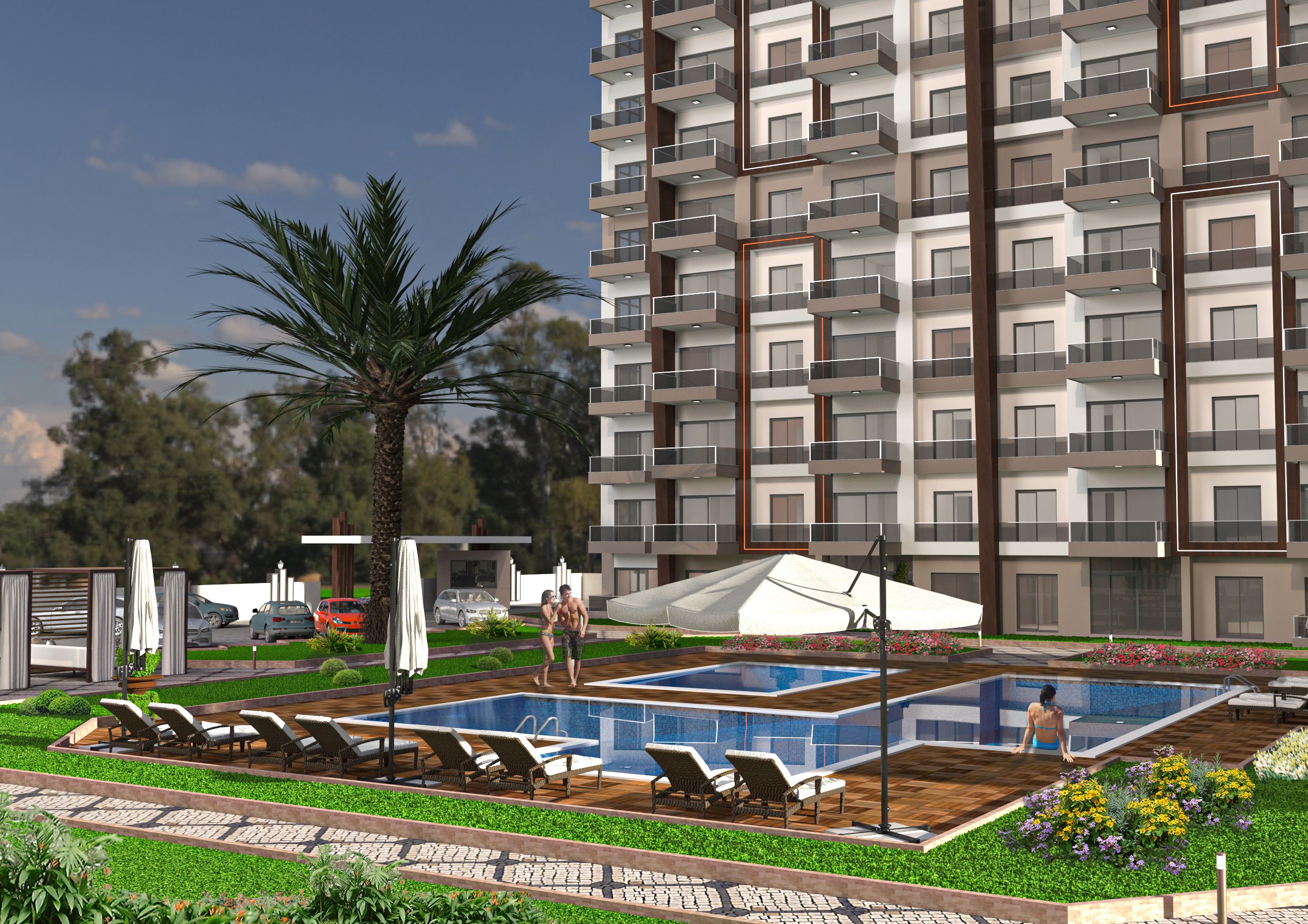 Luxurious complex with rich infrastructure in the Gazipasa district