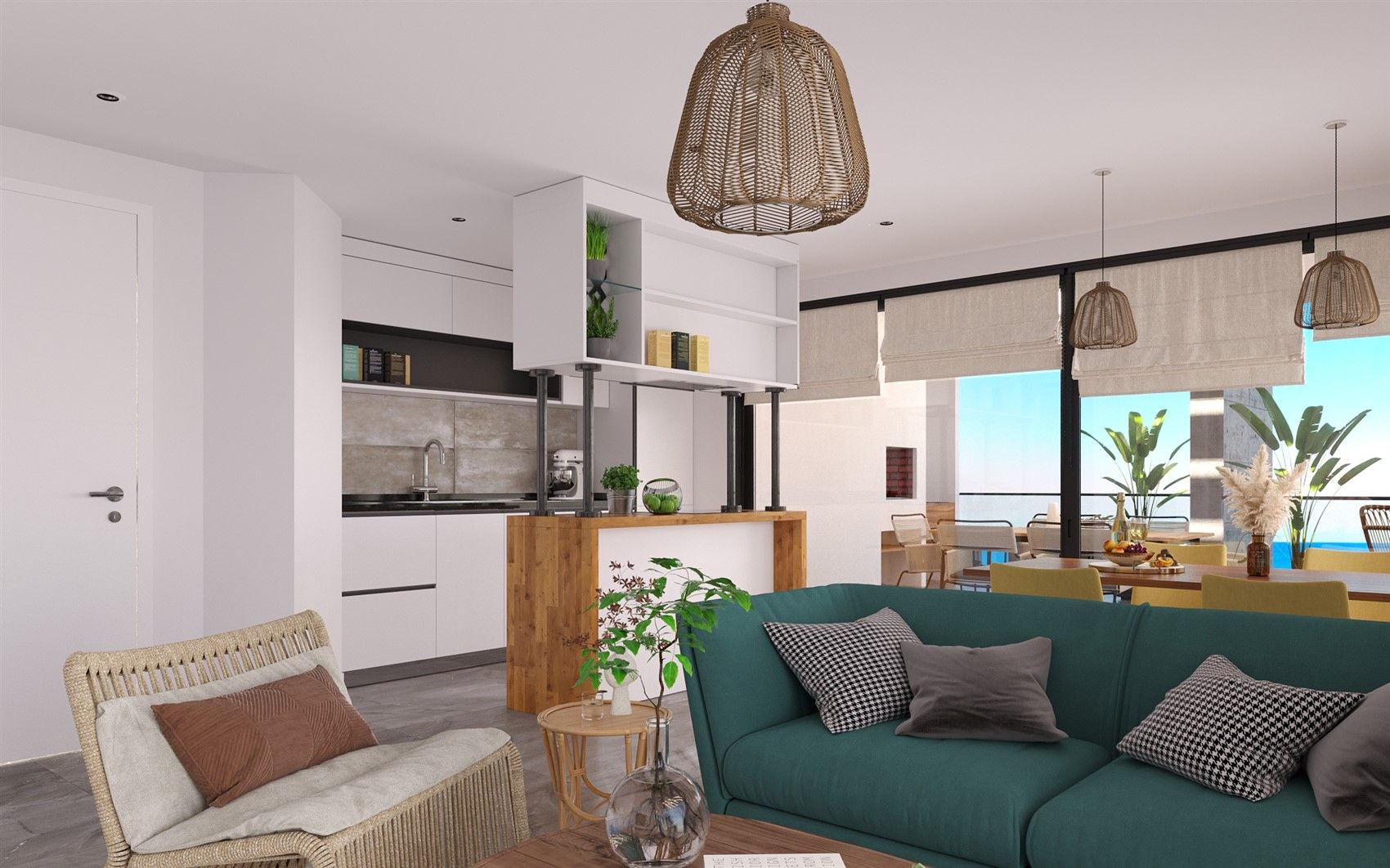 New complex on the coast of Morphou Bay - Northern Cyprus