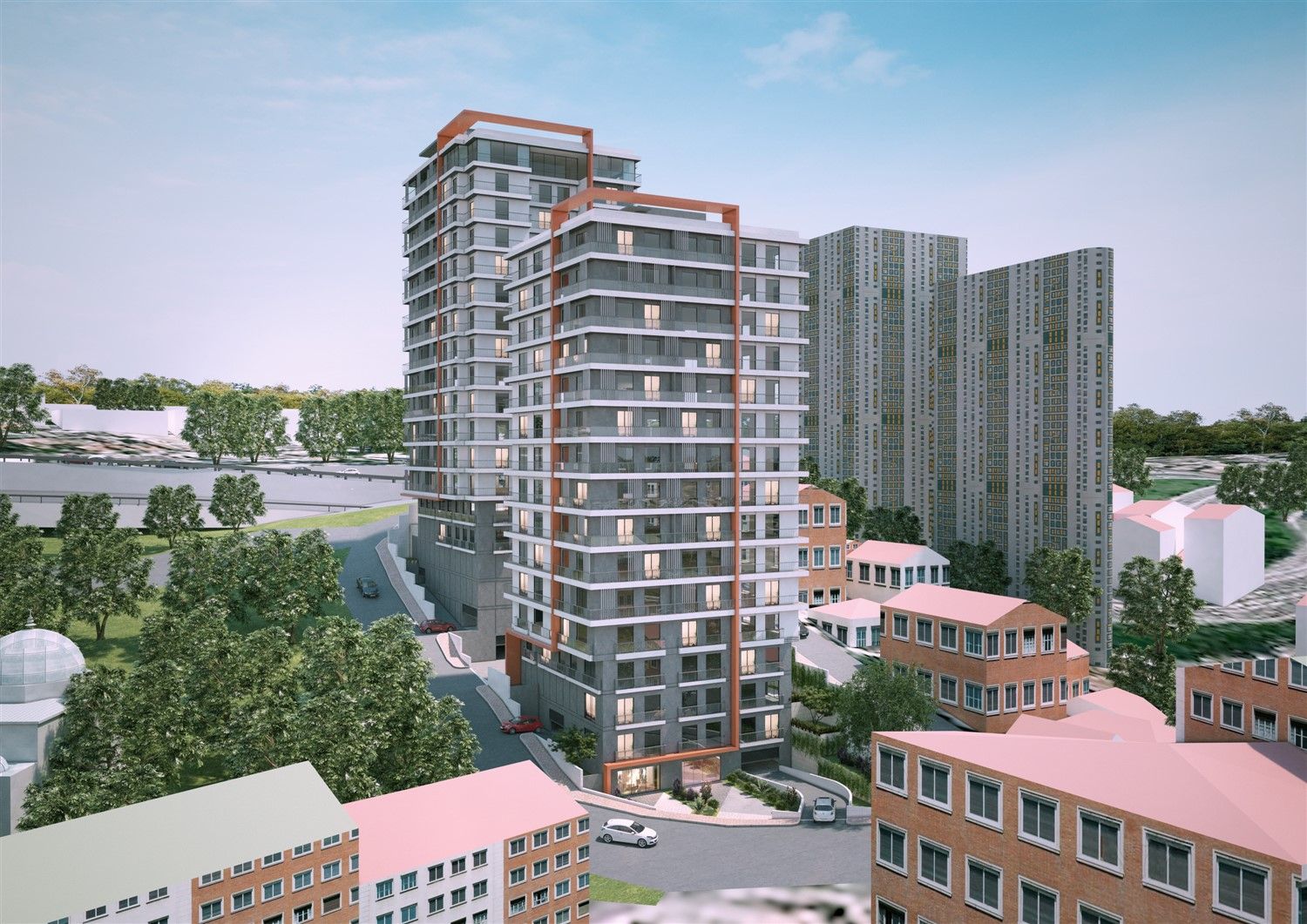 Ready for living apartments near the tourist center of Istanbul