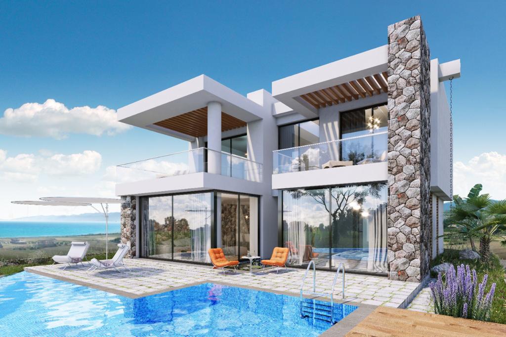 4 bedroom villas in residential complex on the beach - Northern Cyprus
