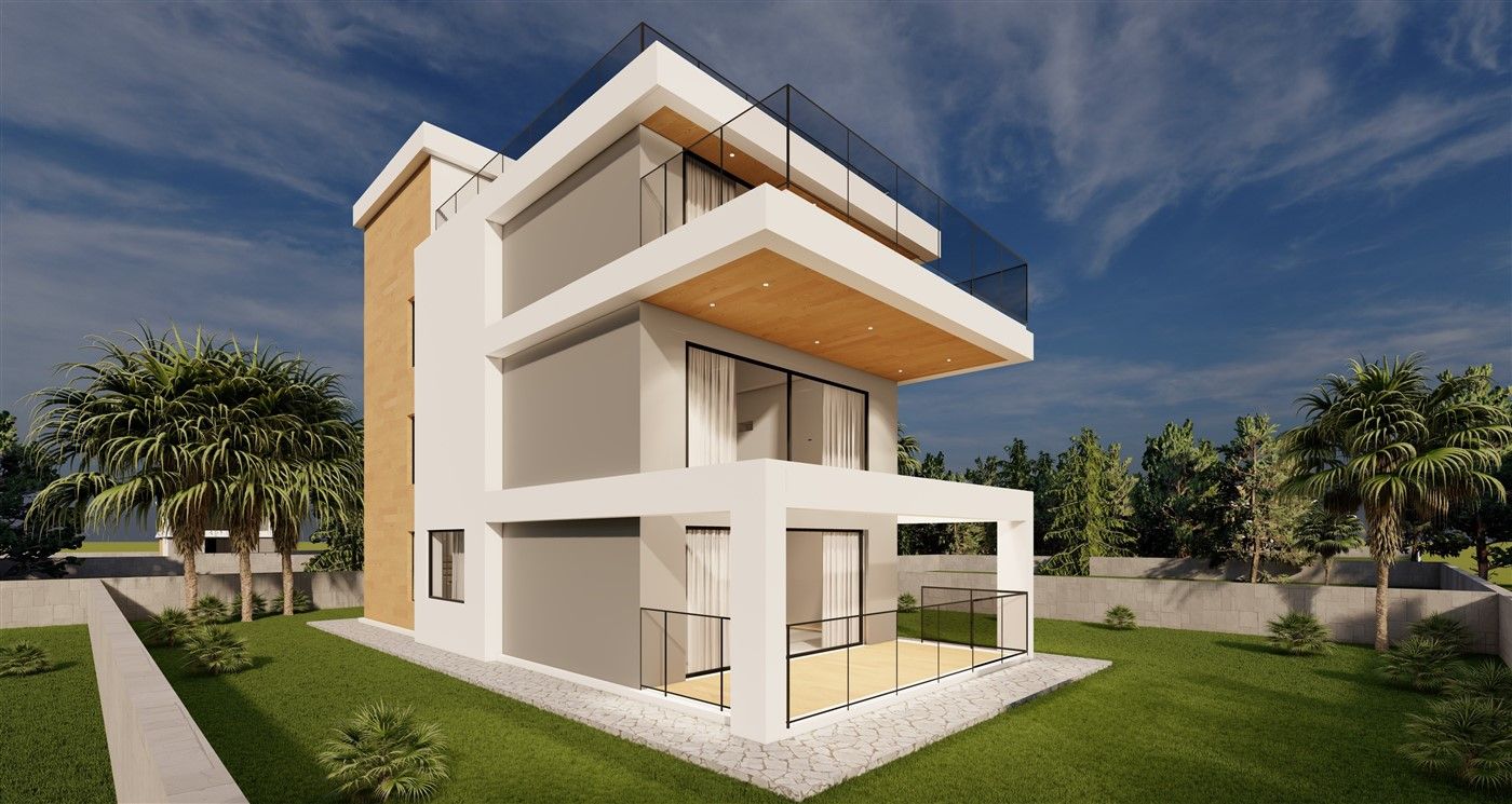 Villas of various types in a new project at the seaside, Northern Cyprus