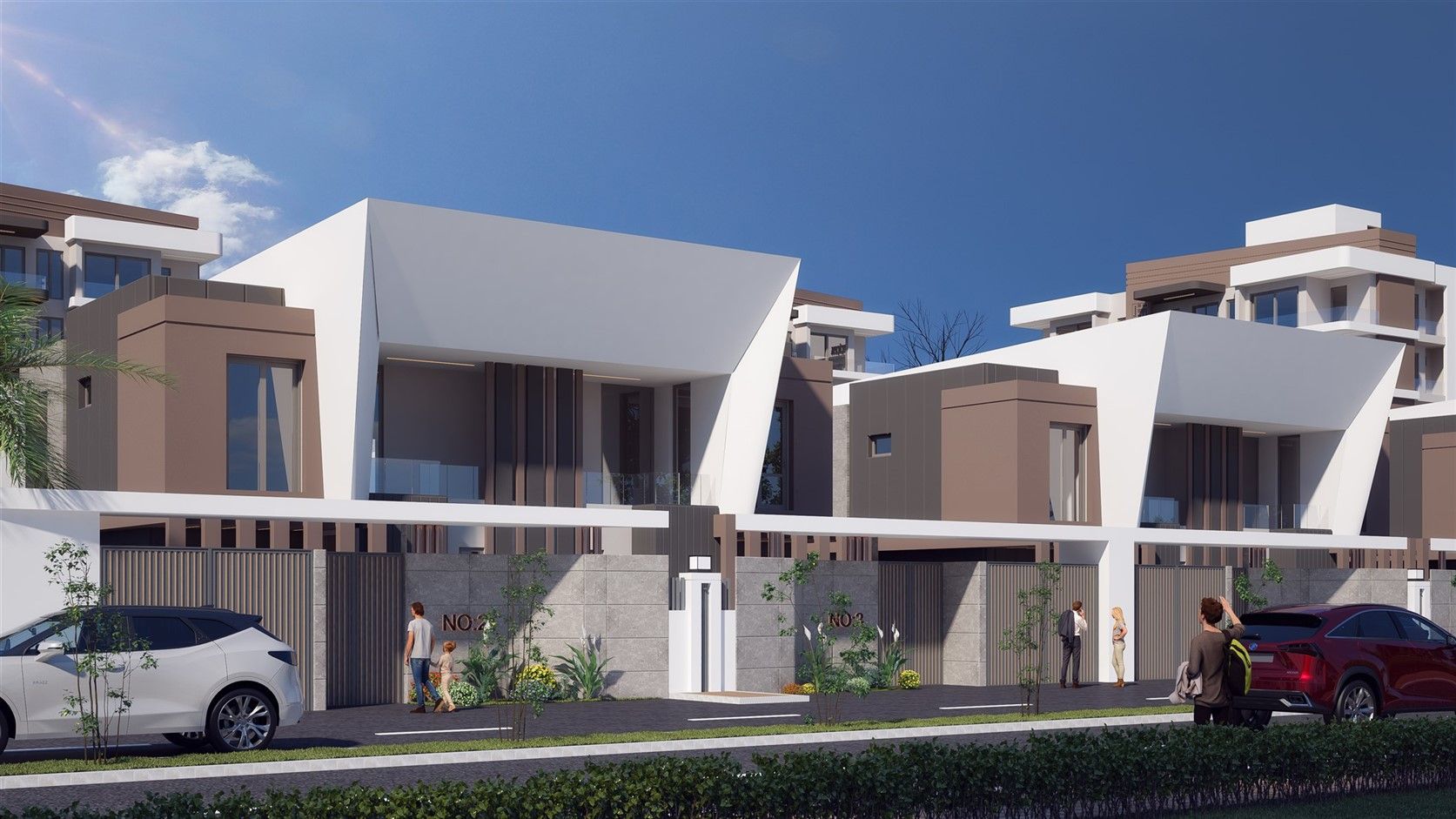 New project of apartments and semi-detached villas in Altintash