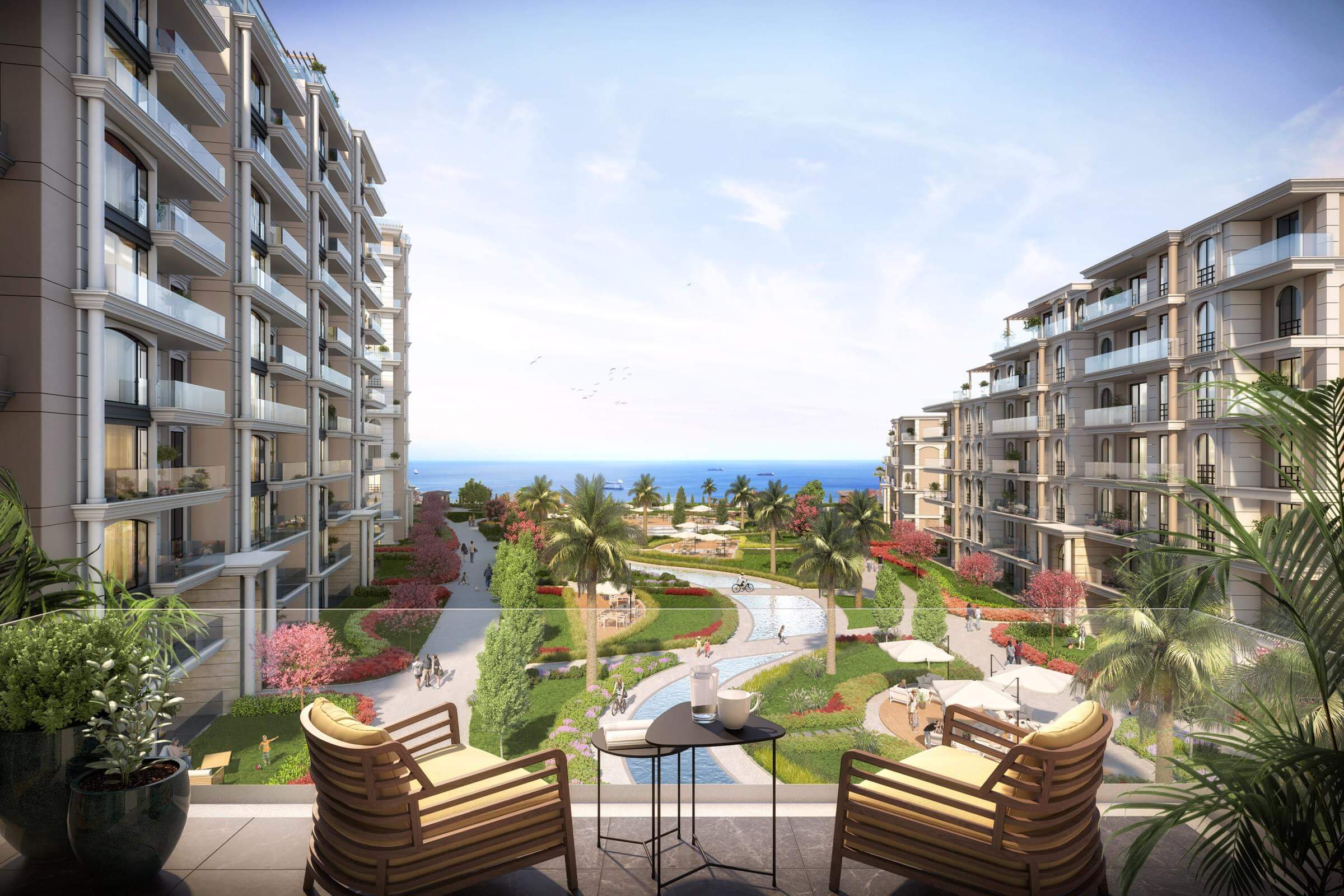 New apartments on the seafront in Beylikduzu, Istanbul