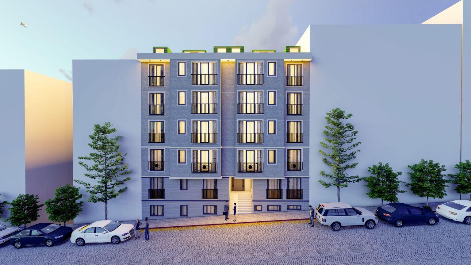 New apartments in the tourist district of Istanbul - Beyoglu