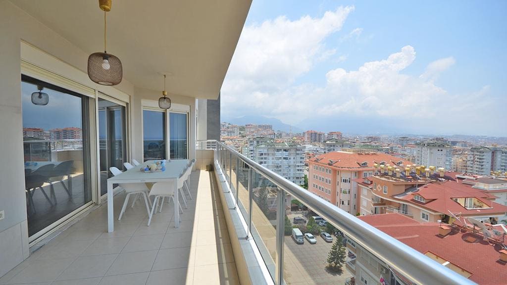 Spacious view apartment 4+1 with separate kitchen in Cikcilli