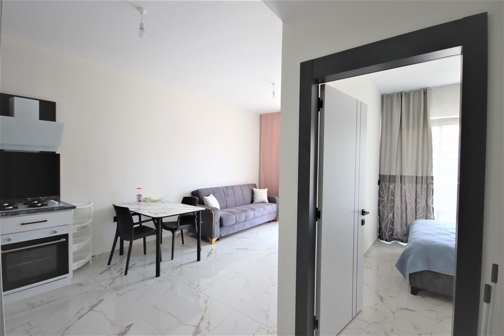 Furnished apartment 1+1 in new complex - Gazipasha city