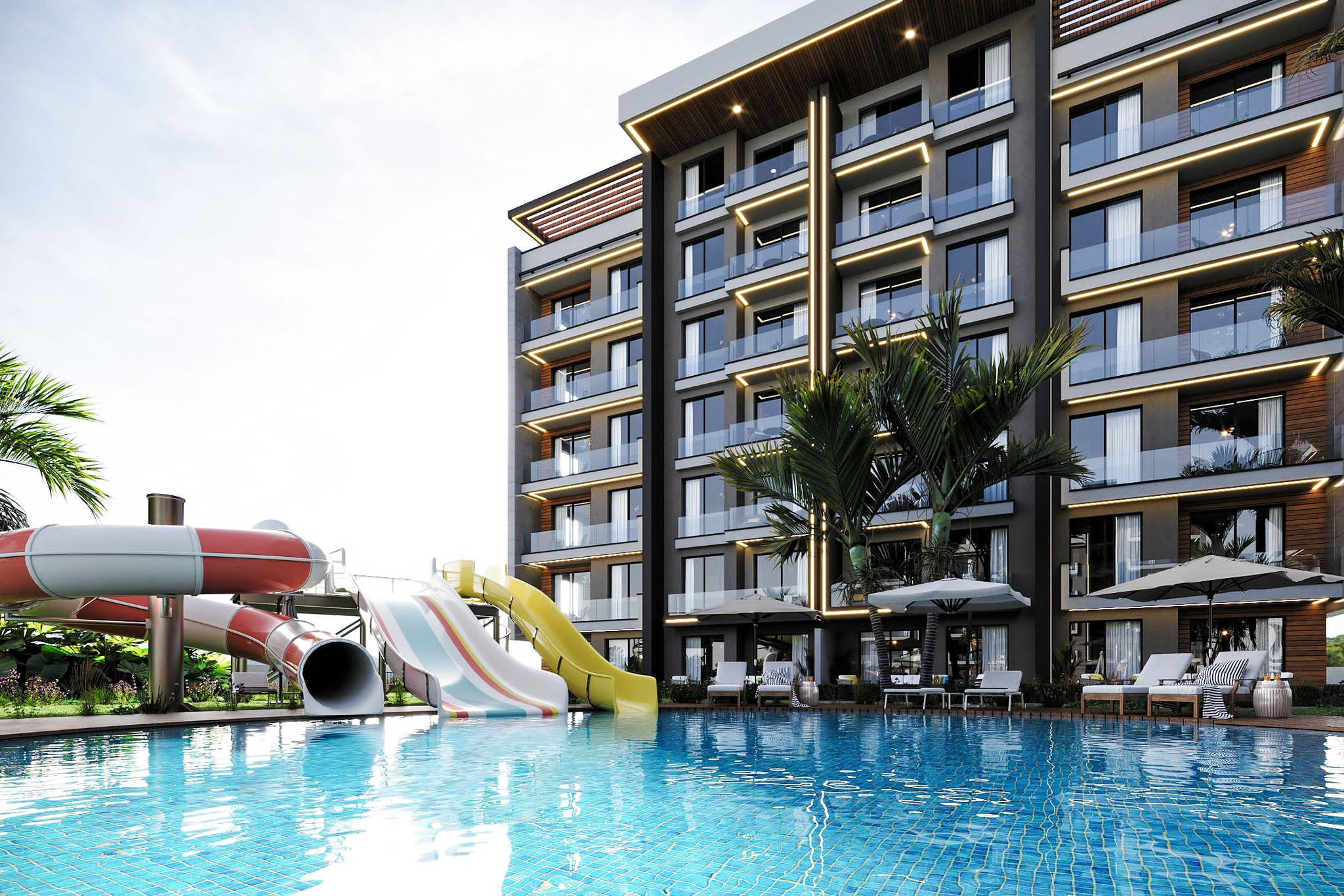 New apartments in Antalya, Kepez district